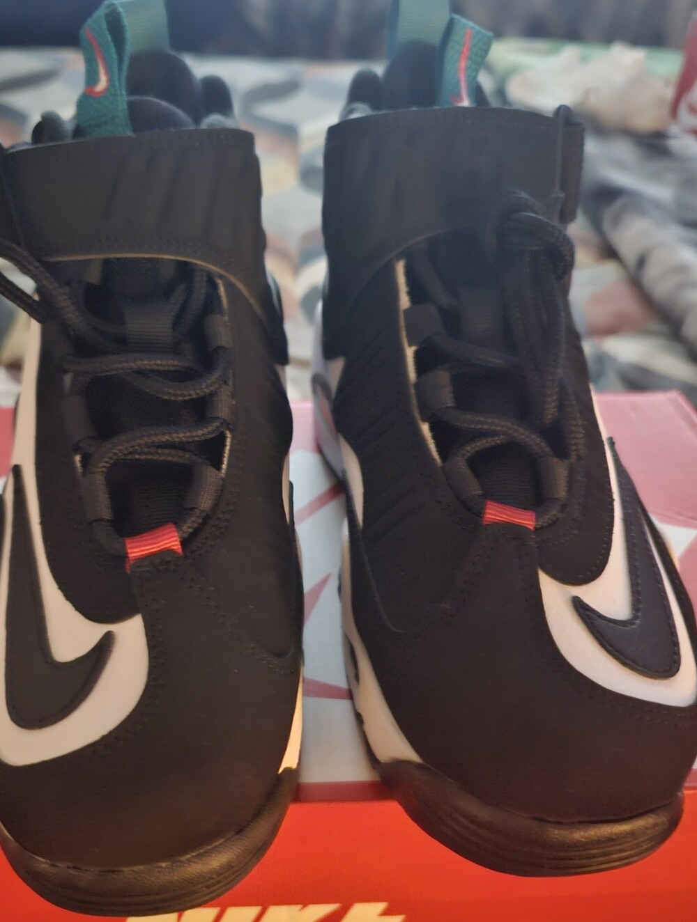 Black Athletic Sneakers with White Accent